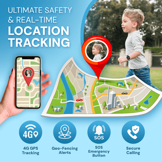 4G Kids Smart Watch ULTRA - AGPS, Video Call, SOS, Games *New Model*