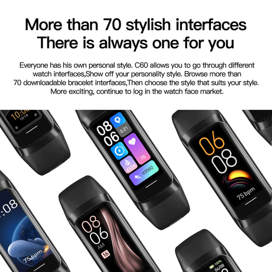 Fit Pro + Smart Health Fitness Activity Tracker | AMOLED 1.1"