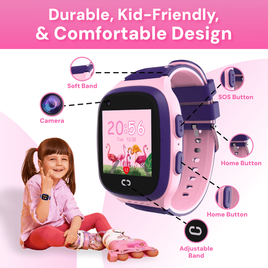 4G Kids Smart Watch ULTRA - AGPS, Video Call, SOS, Games *New Model*