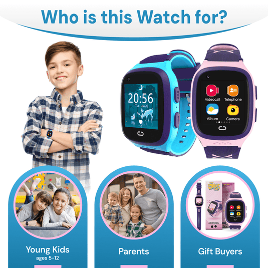 4G Kids Smart Watch ULTRA - AGPS, Video Call, SOS, Games *New Model*