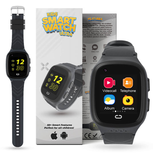 4G Kids Smart Watch ULTRA - AGPS, Video Call, SOS, Games *New Model*