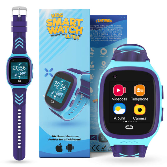 4G Kids Smart Watch ULTRA - AGPS, Video Call, SOS, Games *New Model*