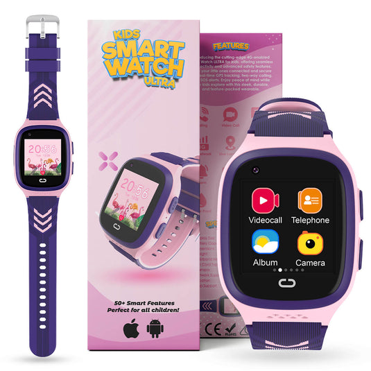 4G Kids Smart Watch ULTRA - AGPS, Video Call, SOS, Games *New Model*