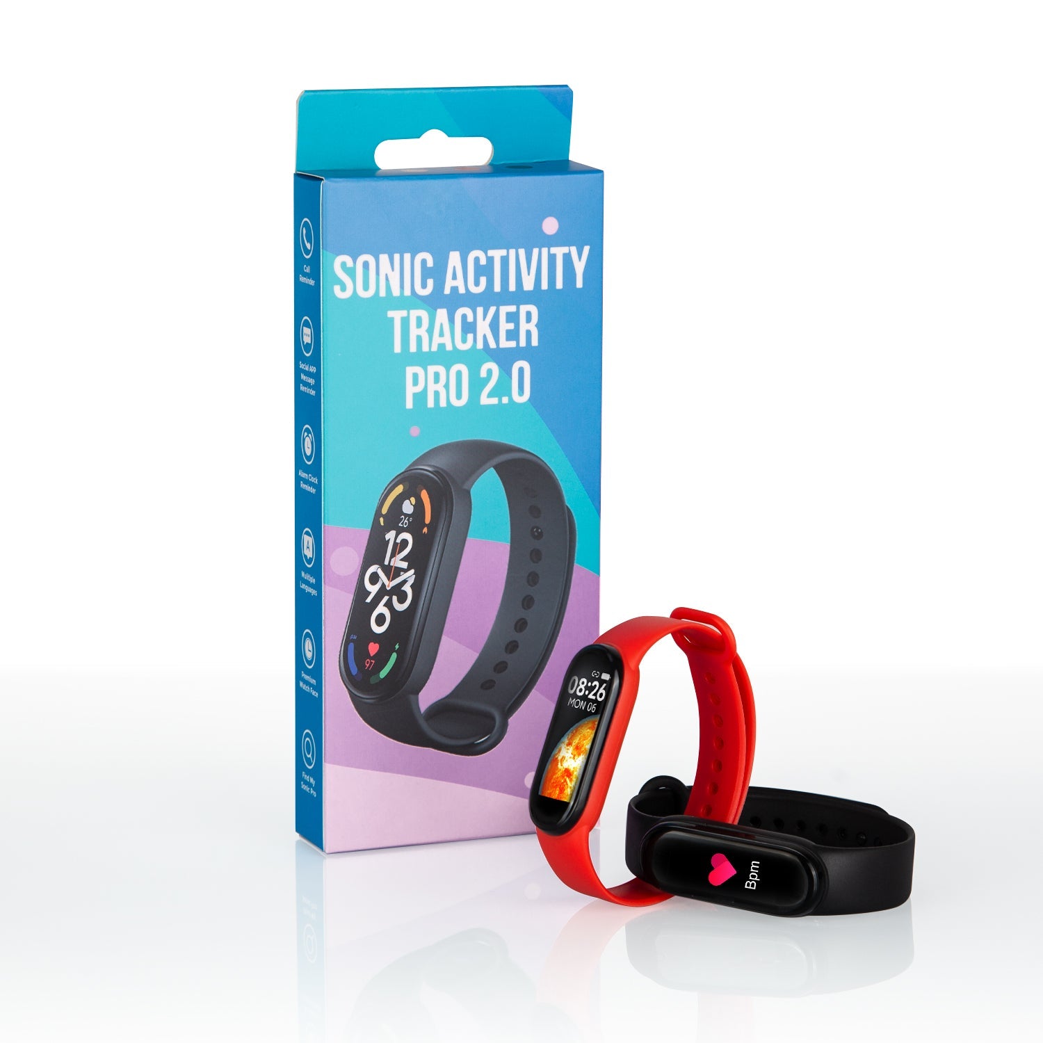Kids Sonic Activity Tracker 2.0 (For Kids & Adults) Kids Smartwatch